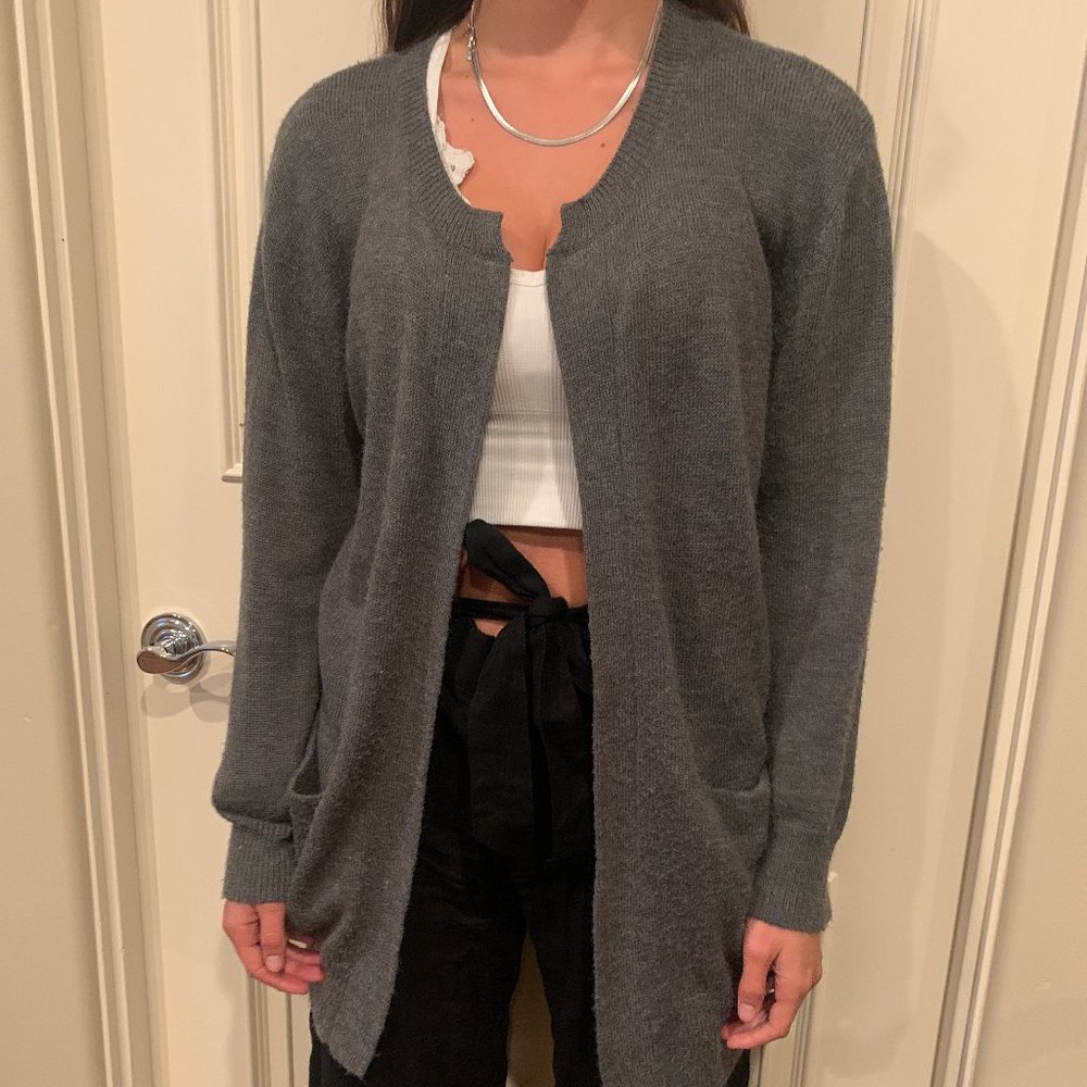 Dark Gray Cardigan